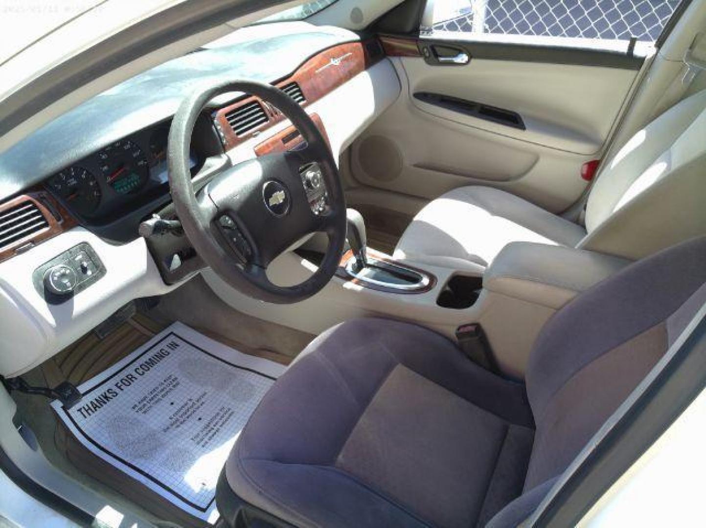 2009 White Chevrolet Impala LS (2G1WB57K091) with an 3.5L V6 OHV 16V FFV engine, 4-Speed Automatic transmission, located at 4801 10th Ave S,, Great Falls, MT, 59405, 0.000000, 0.000000 - Photo#5