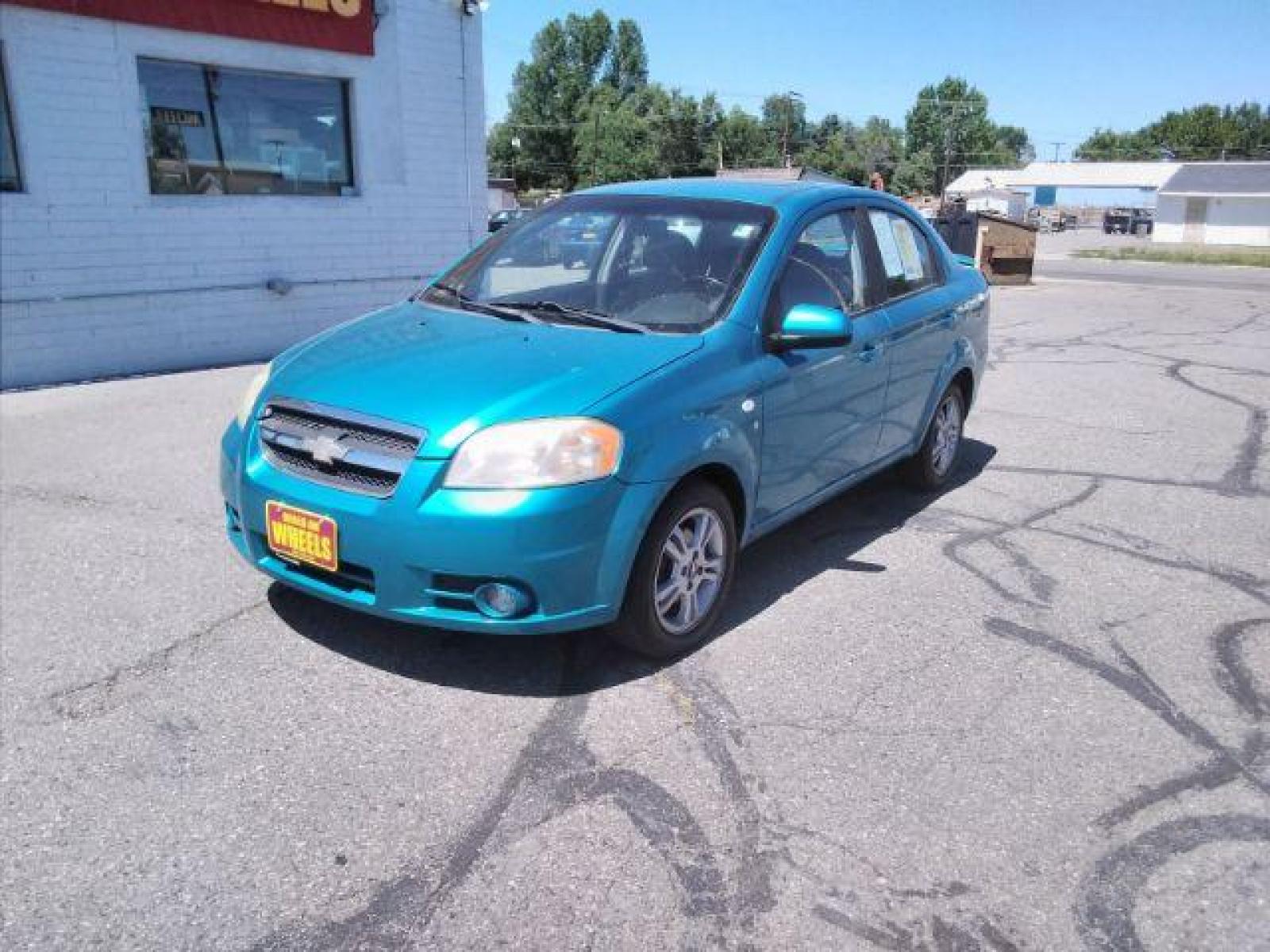 2008 Chevrolet Aveo LS 4-Door (KL1TD56658B) with an 2.2L L4 DOHC 16V engine, located at 4047 Montana Ave, Billings, MT, 59101, (406) 543-1986, 45.770824, -108.529411 - Photo #0